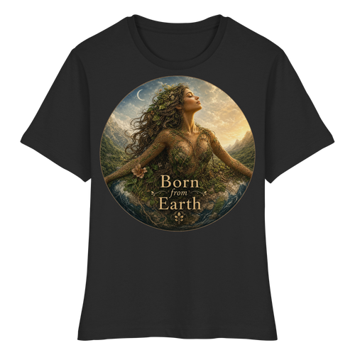 Born from Earth - Fitted Ladies Organic Shirt