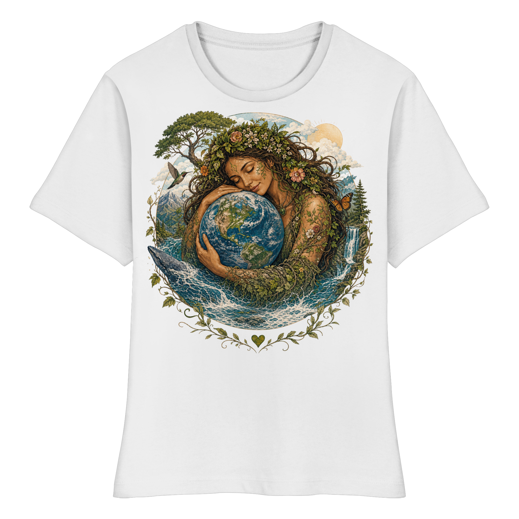 In Love with Earth Collection - Fitted Ladies Organic Shirt
