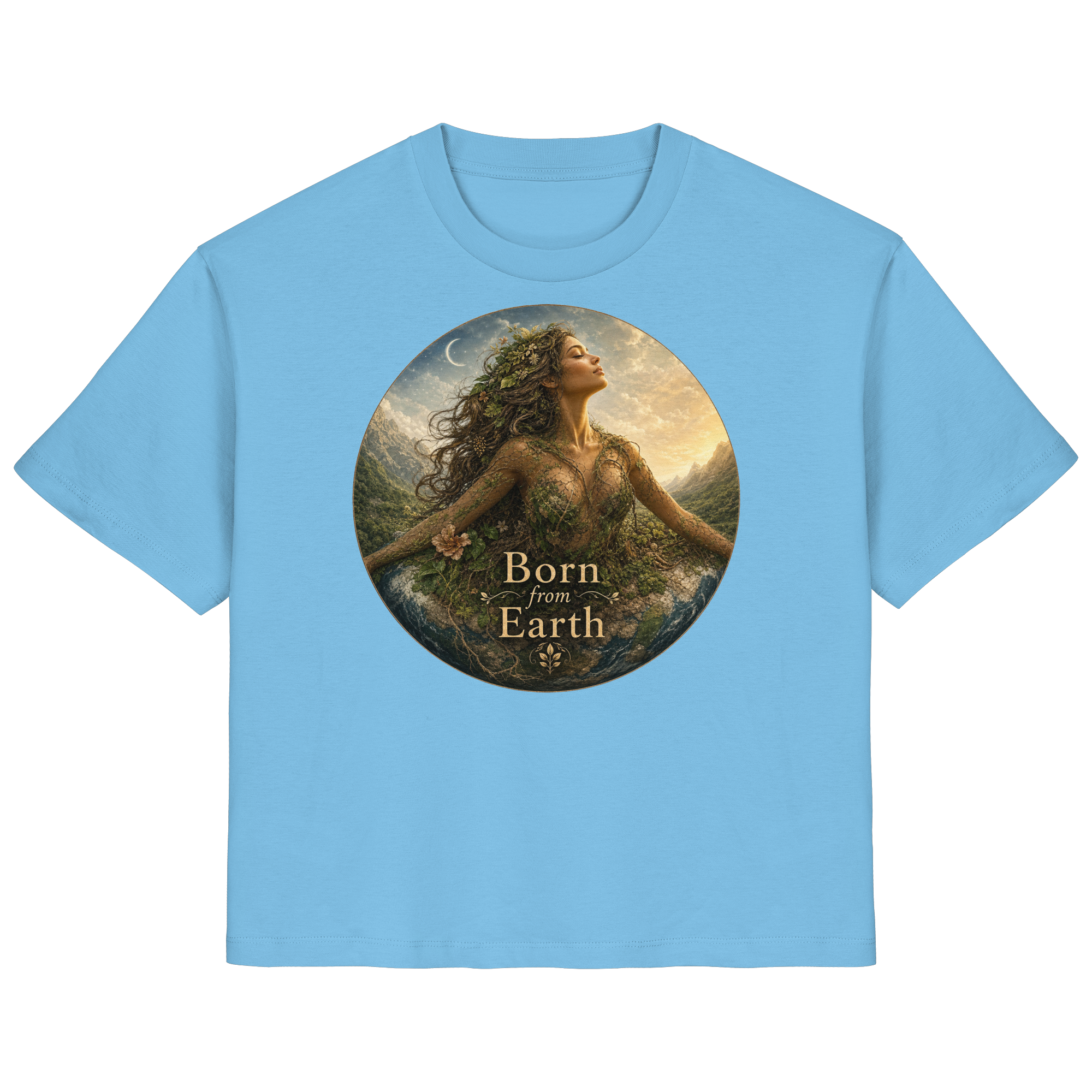 Born from Earth - Ladies Organic Shirt