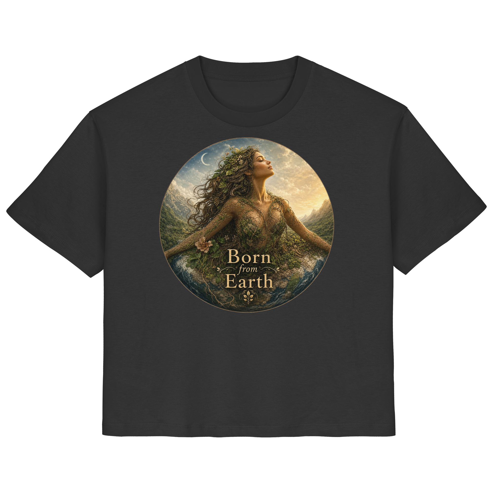 Born from Earth - Ladies Organic Shirt