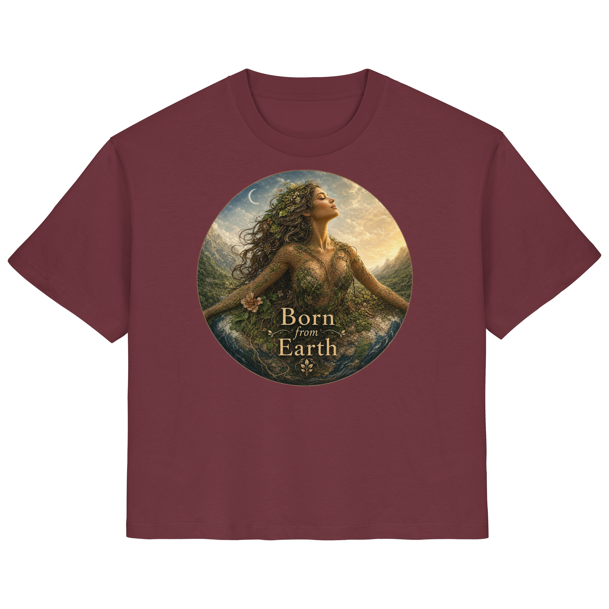 Born from Earth - Ladies Organic Shirt