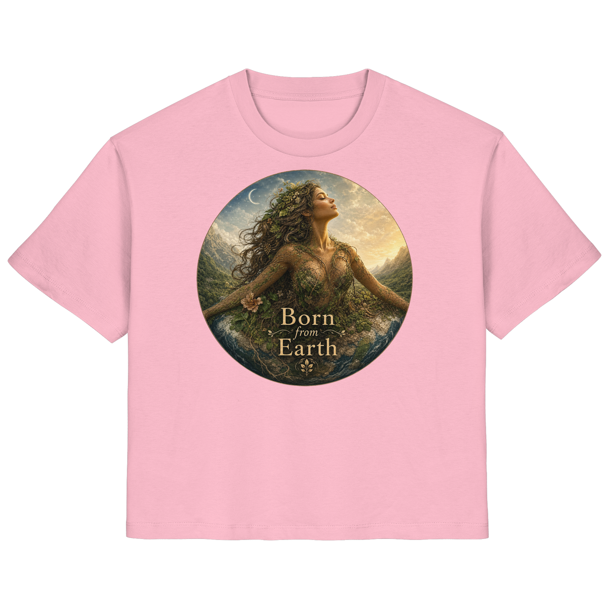 Born from Earth - Ladies Organic Shirt