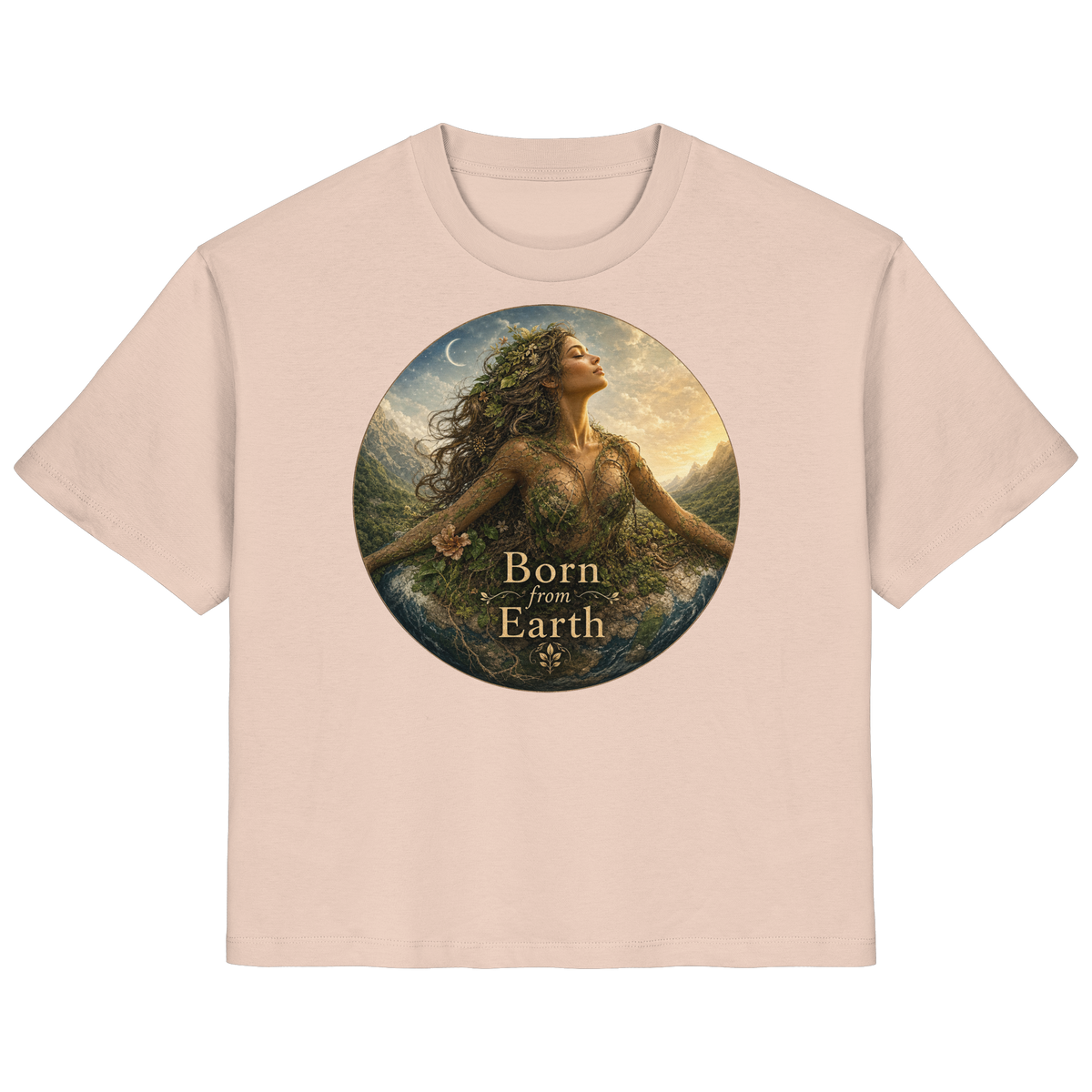 Born from Earth - Ladies Organic Shirt