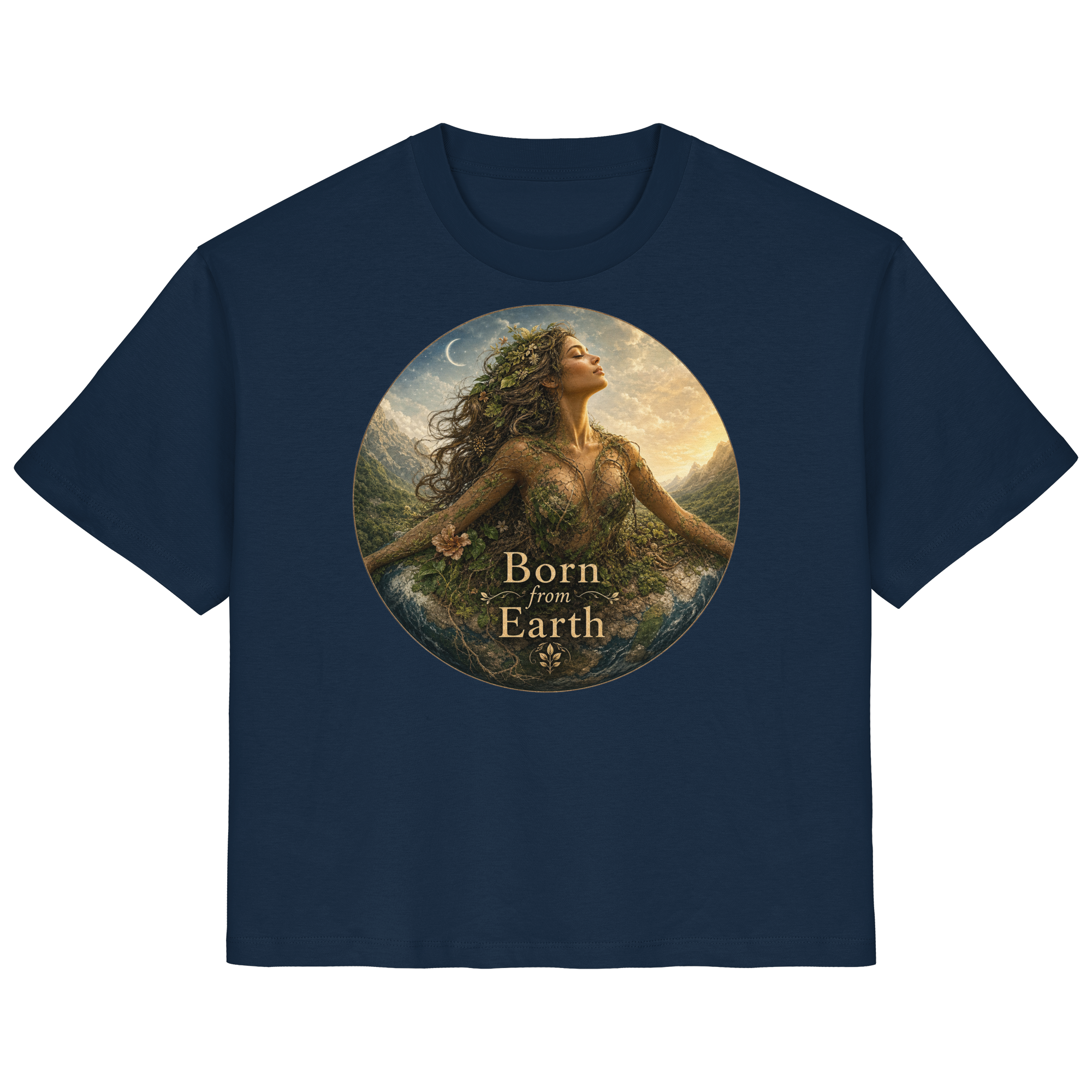 Born from Earth - Ladies Organic Shirt
