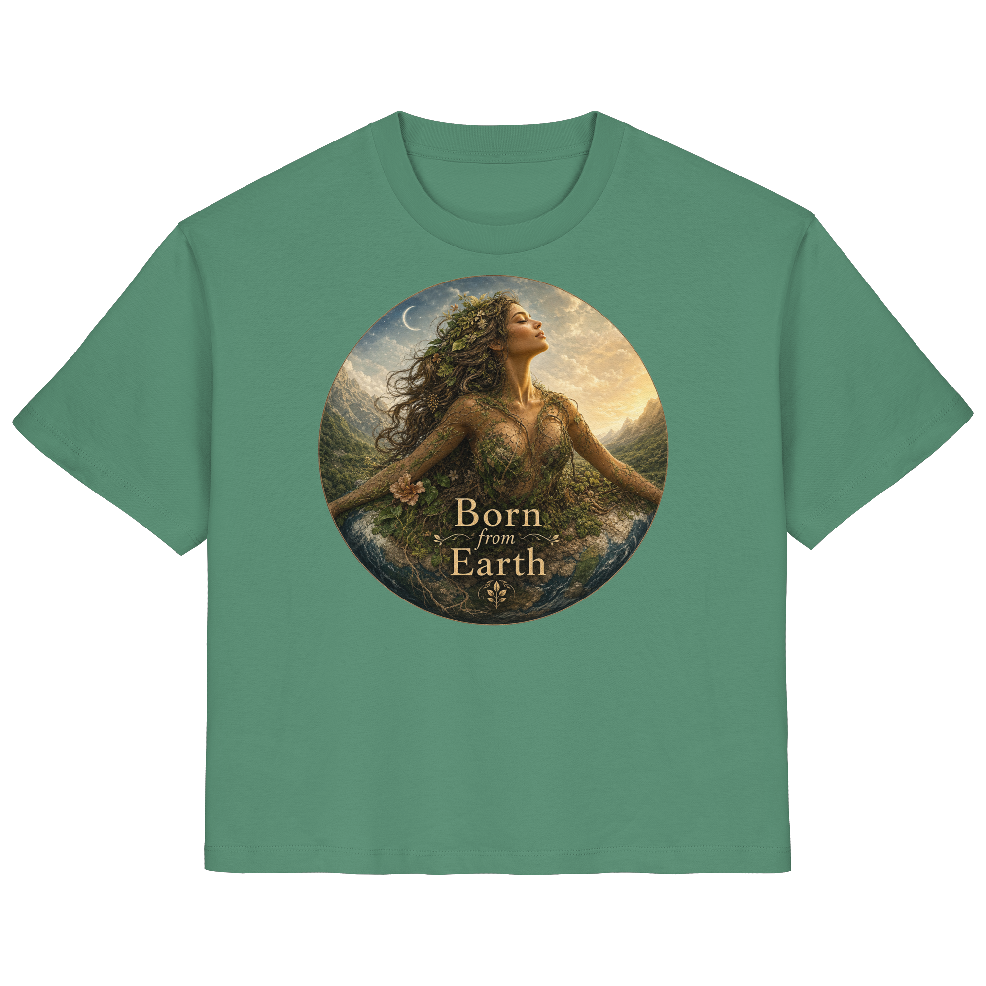 Born from Earth - Ladies Organic Shirt