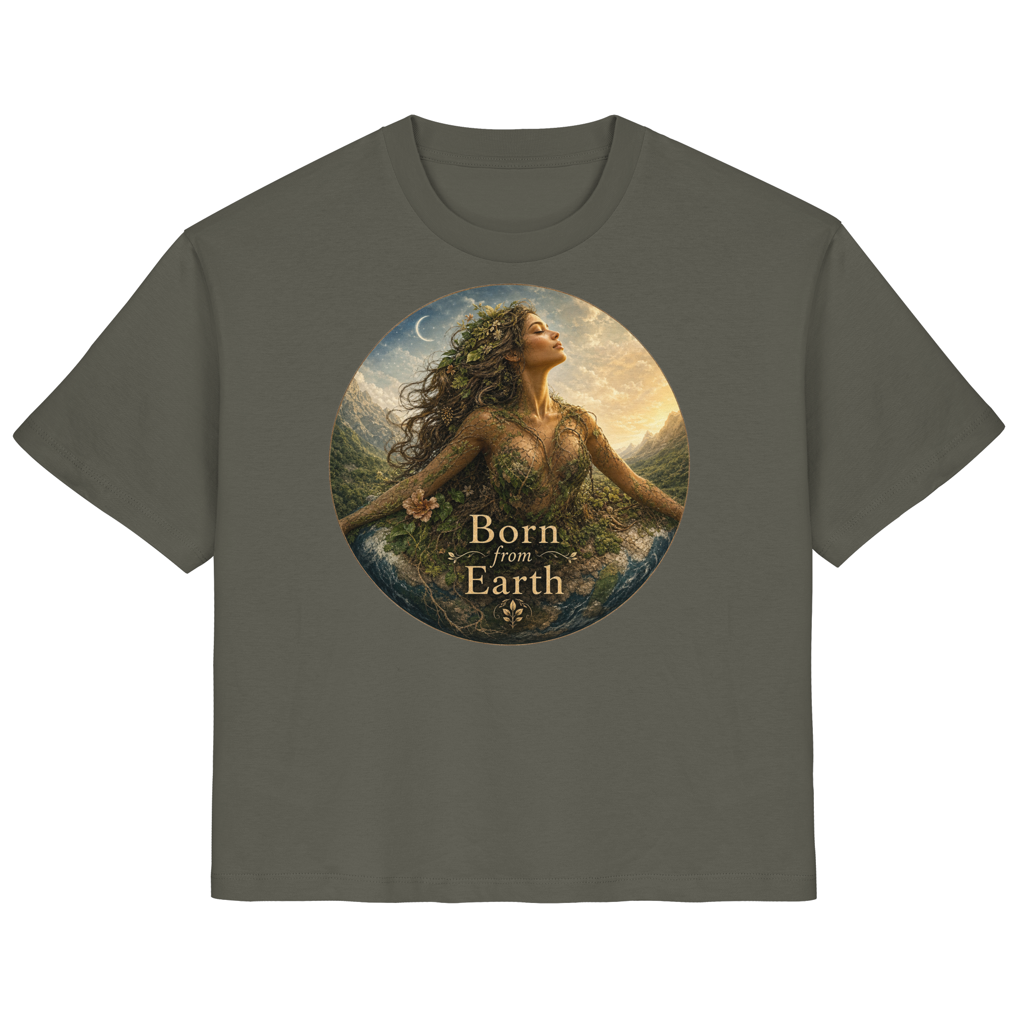 Born from Earth - Ladies Organic Shirt