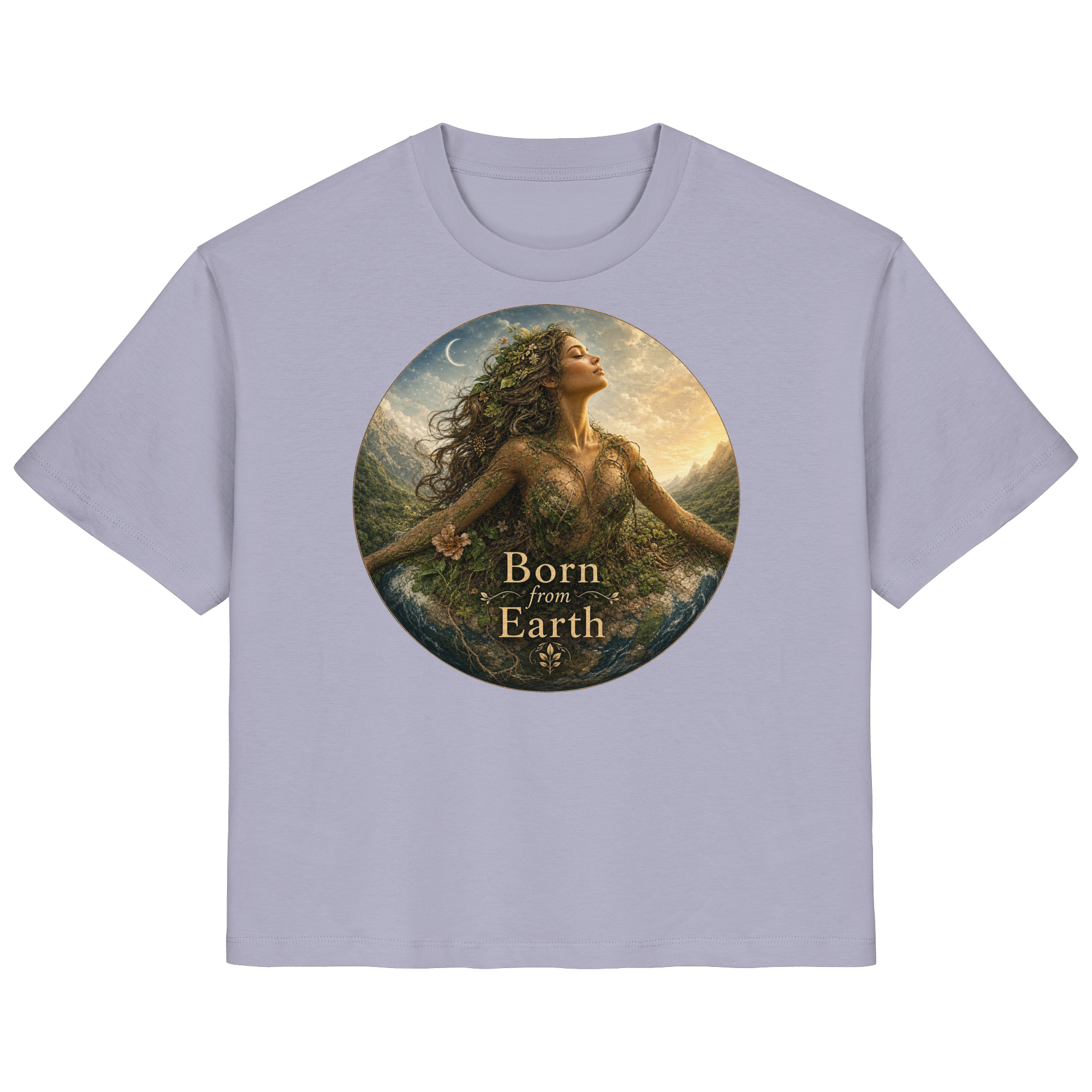 Born from Earth - Ladies Organic Shirt