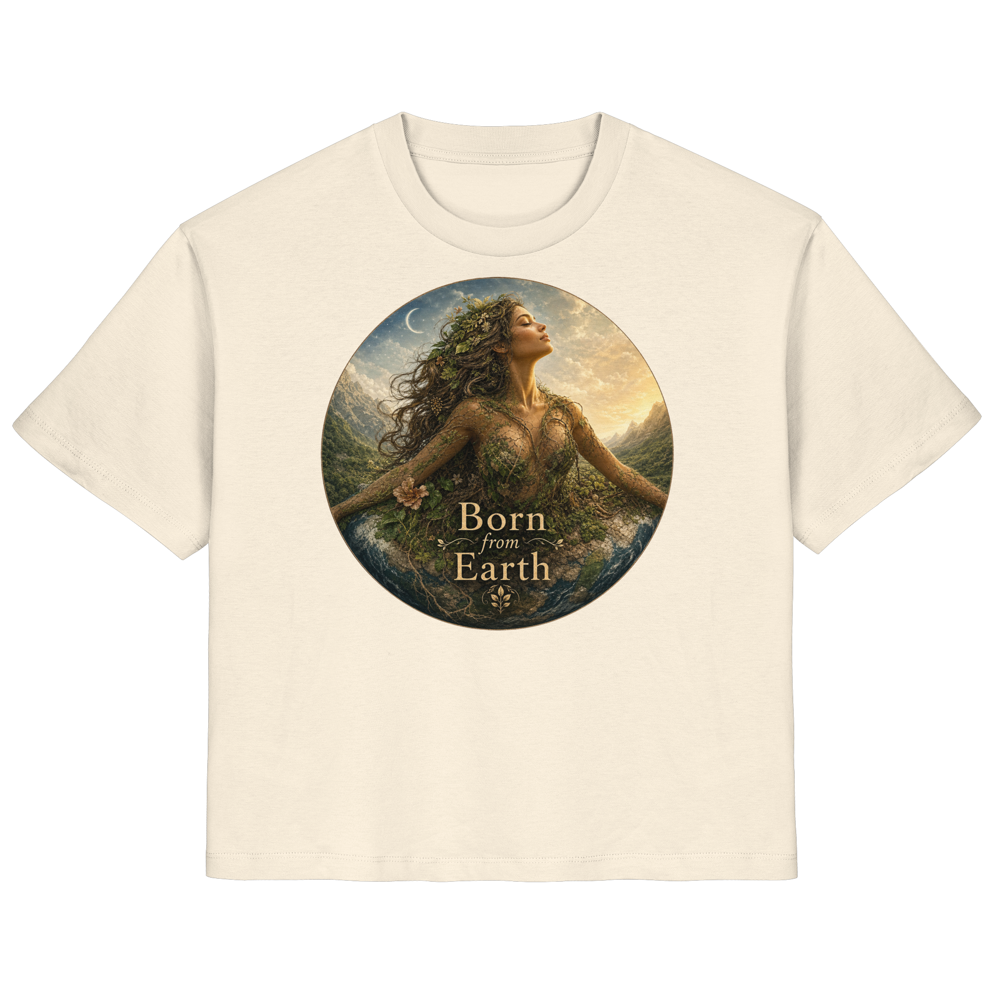 Born from Earth - Ladies Organic Shirt