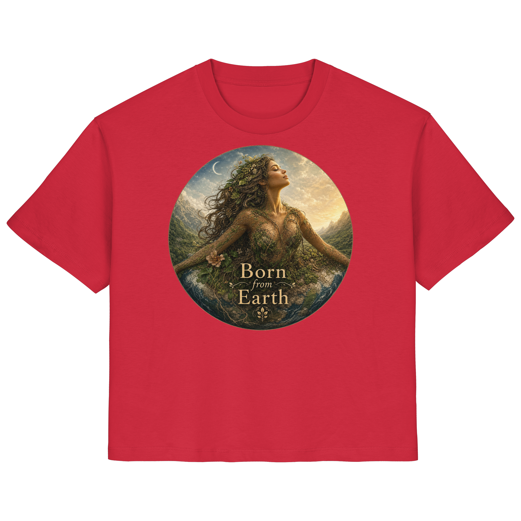 Born from Earth - Ladies Organic Shirt