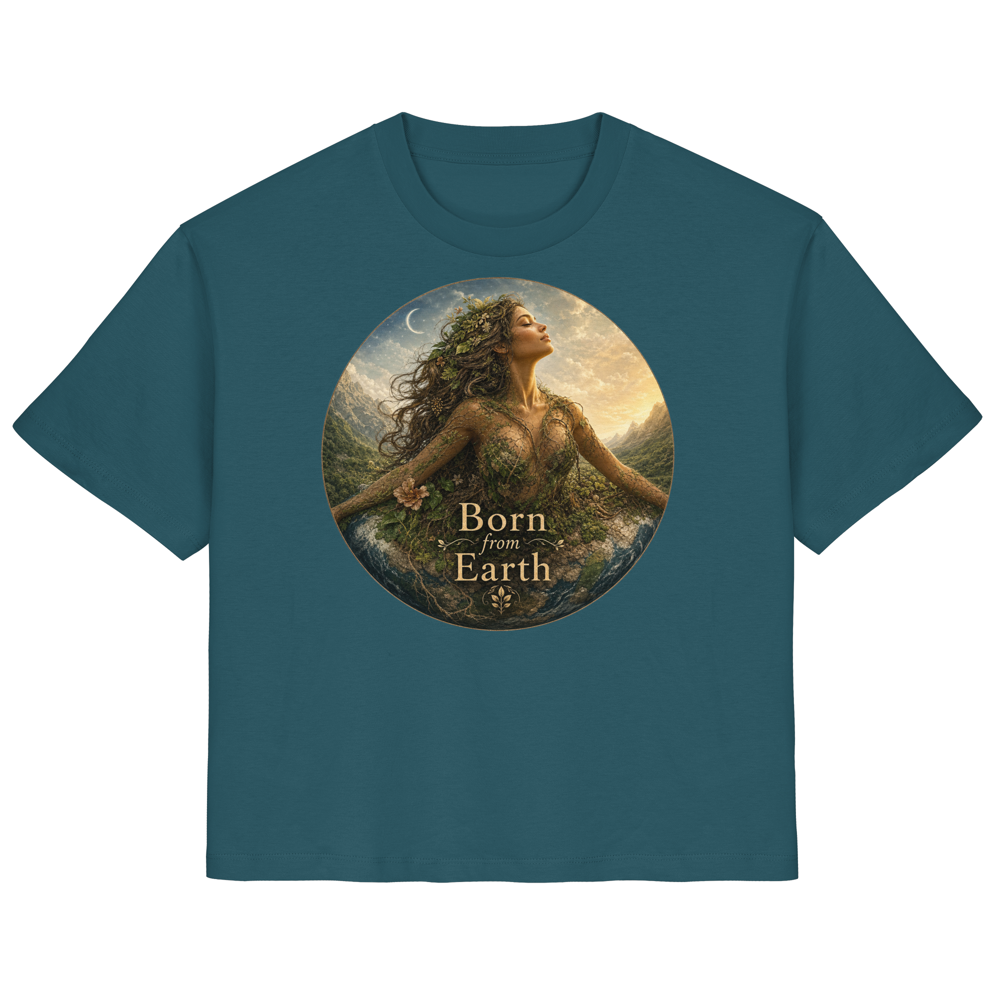 Born from Earth - Ladies Organic Shirt