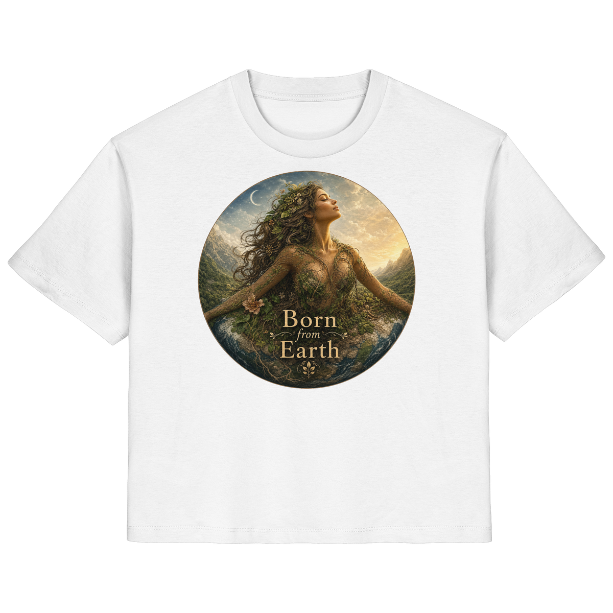 Born from Earth - Ladies Organic Shirt