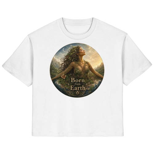 Born from Earth - Ladies Organic Shirt