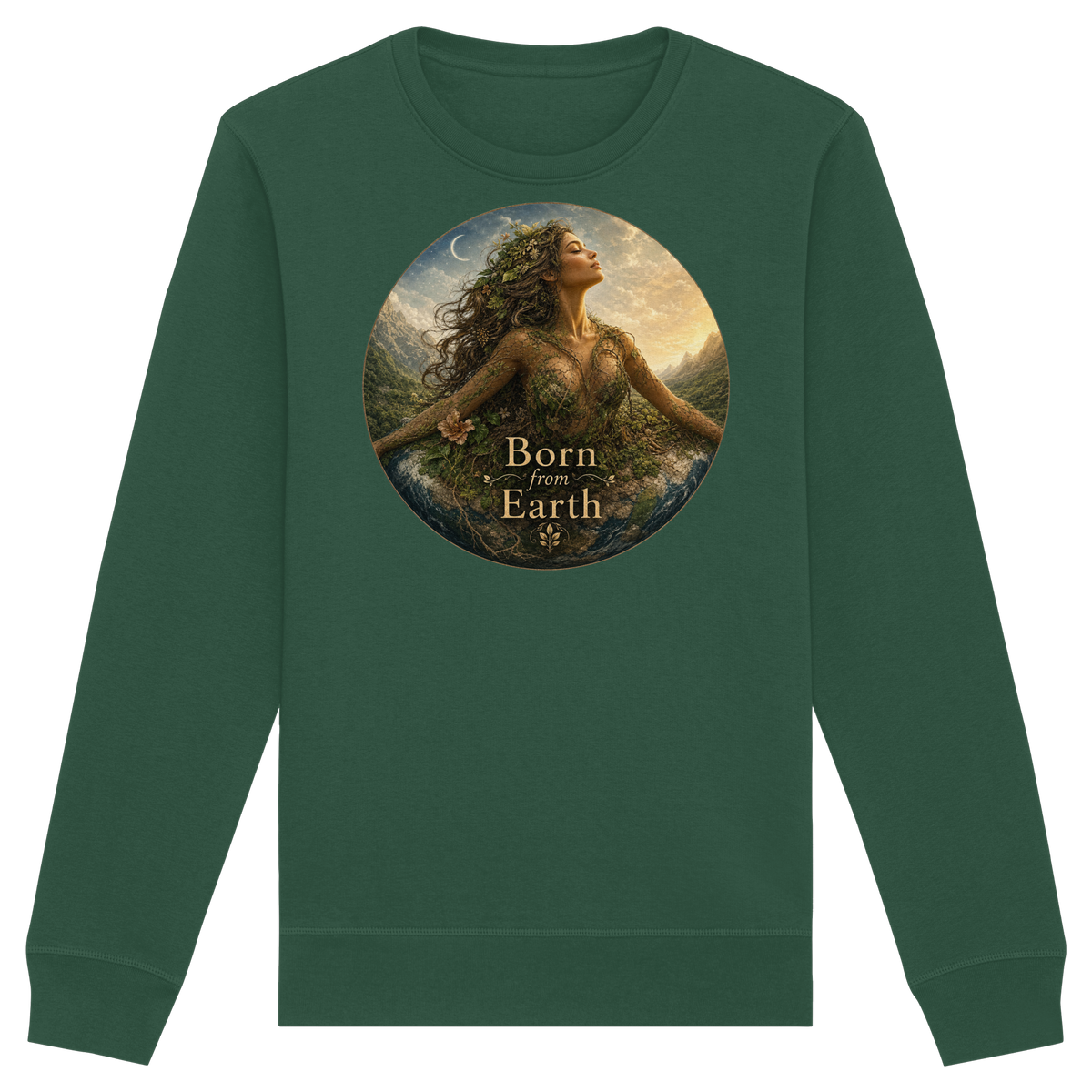 Born from Earth - Organic Basic Unisex Sweatshirt
