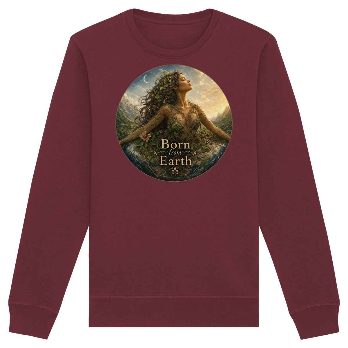 Born from Earth - Organic Basic Unisex Sweatshirt