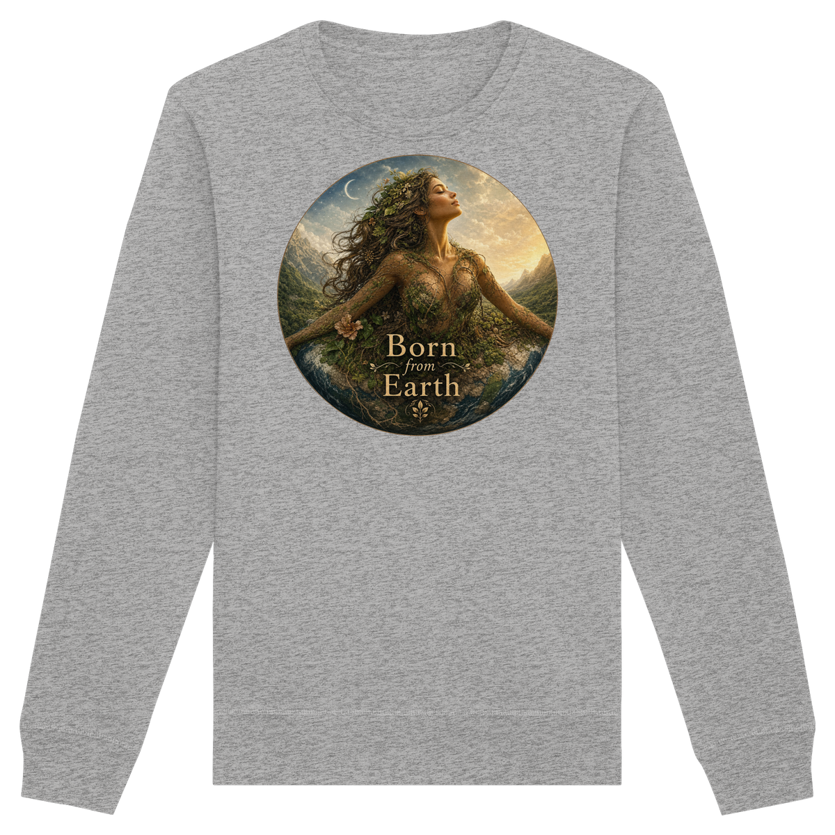 Born from Earth - Organic Basic Unisex Sweatshirt