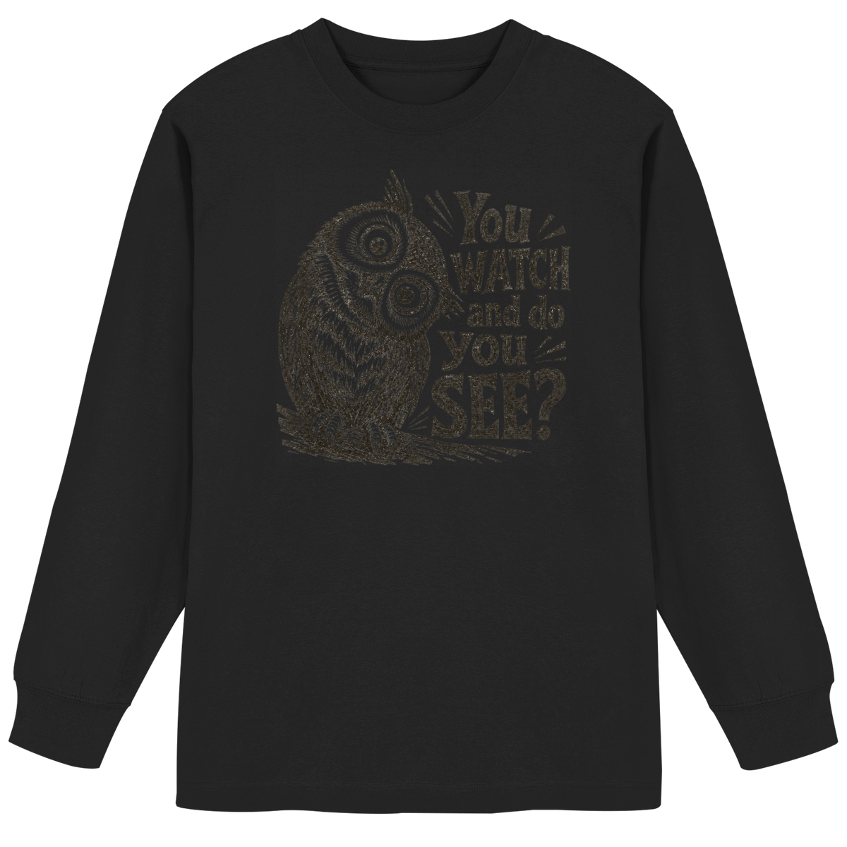 Do You See? - Organic Heavy Oversized Longsleeve T-Shirt