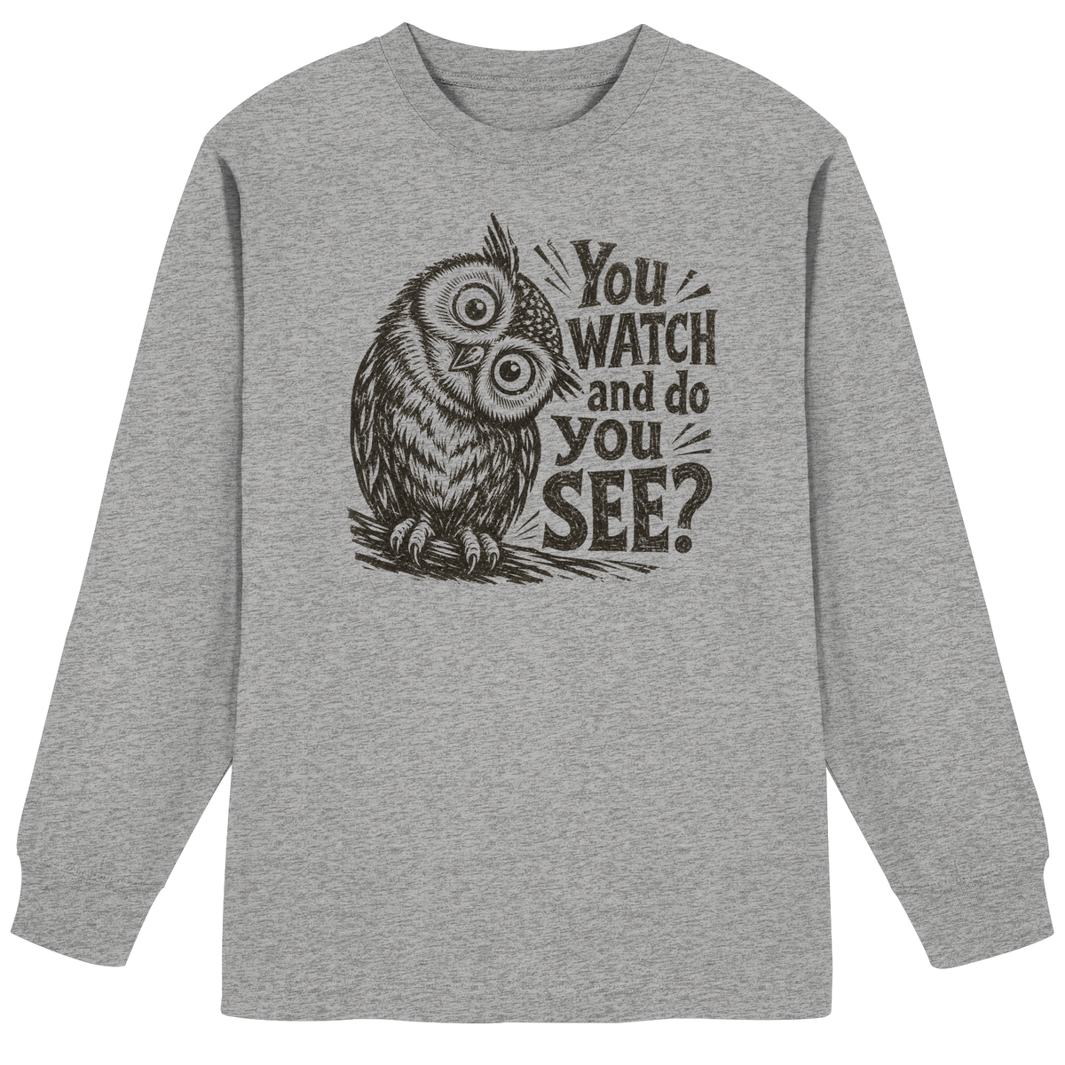 Do You See? - Organic Heavy Oversized Longsleeve T-Shirt