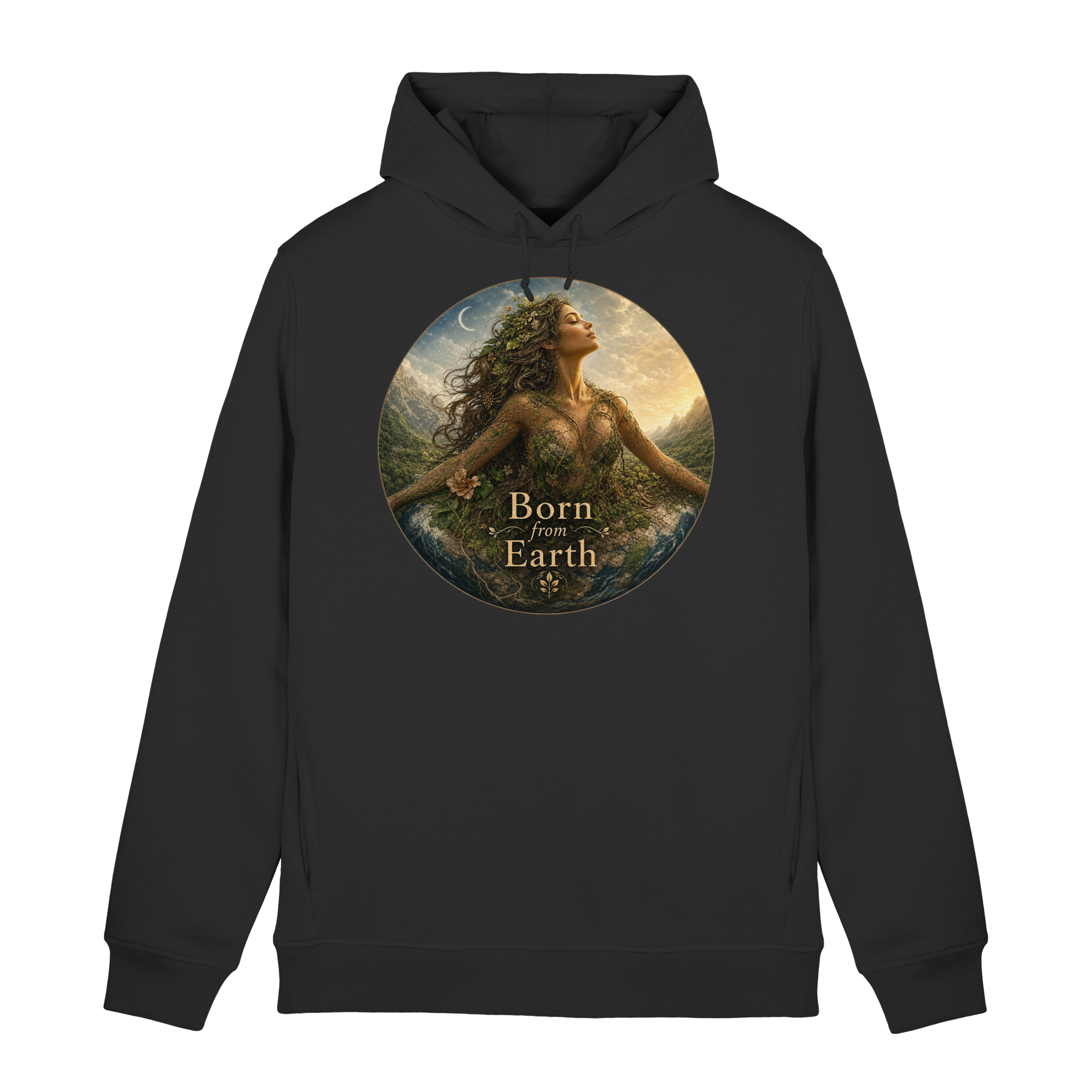 Born from Earth - Organic Hoodie B&C