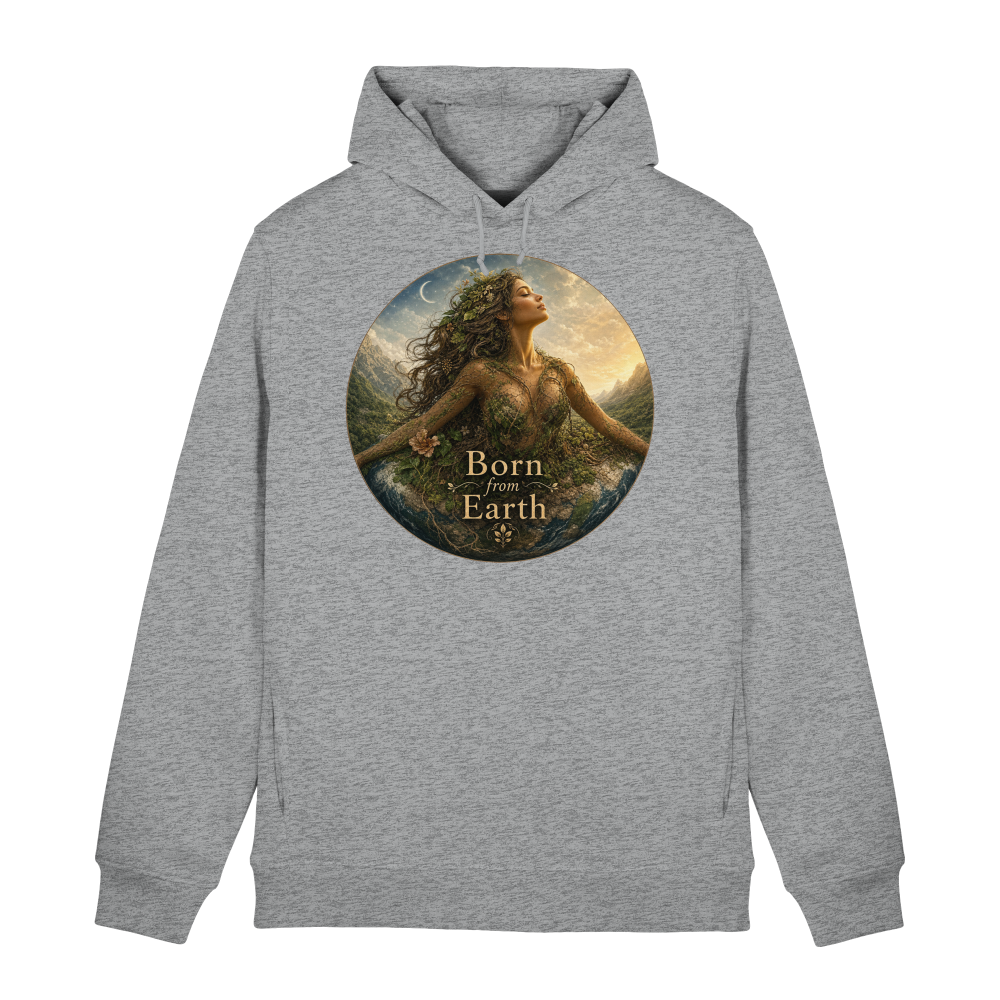Born from Earth - Organic Hoodie B&C