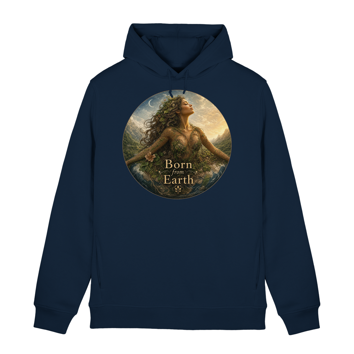 Born from Earth - Organic Hoodie B&C