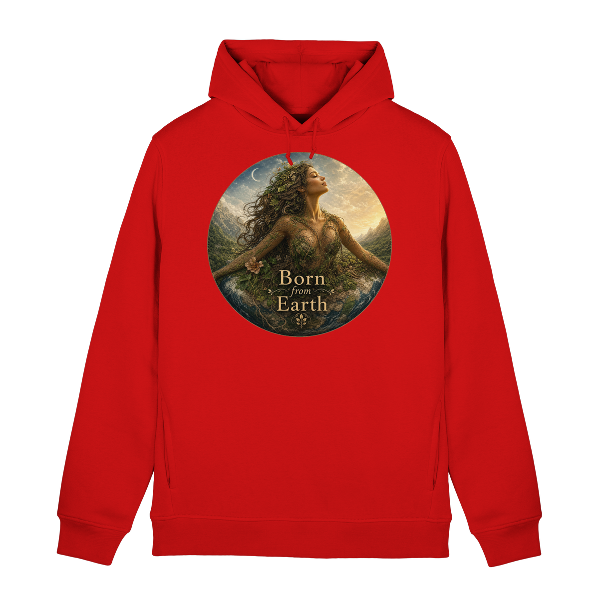 Born from Earth - Organic Hoodie B&C
