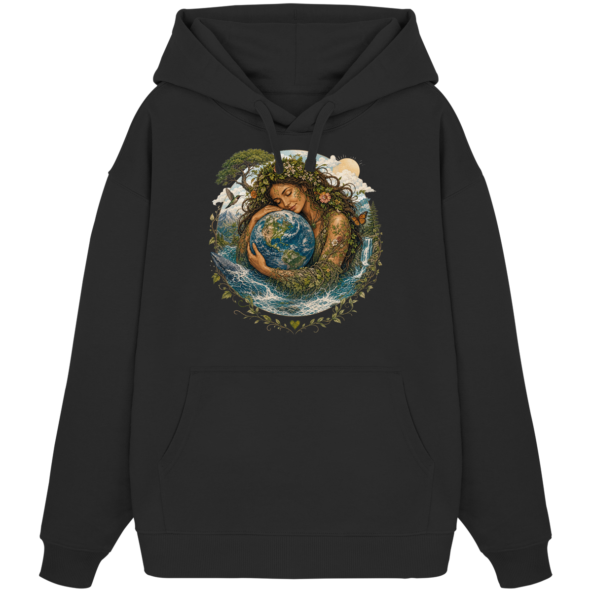 In Love with Earth Collection - Organic Oversize Hoodie