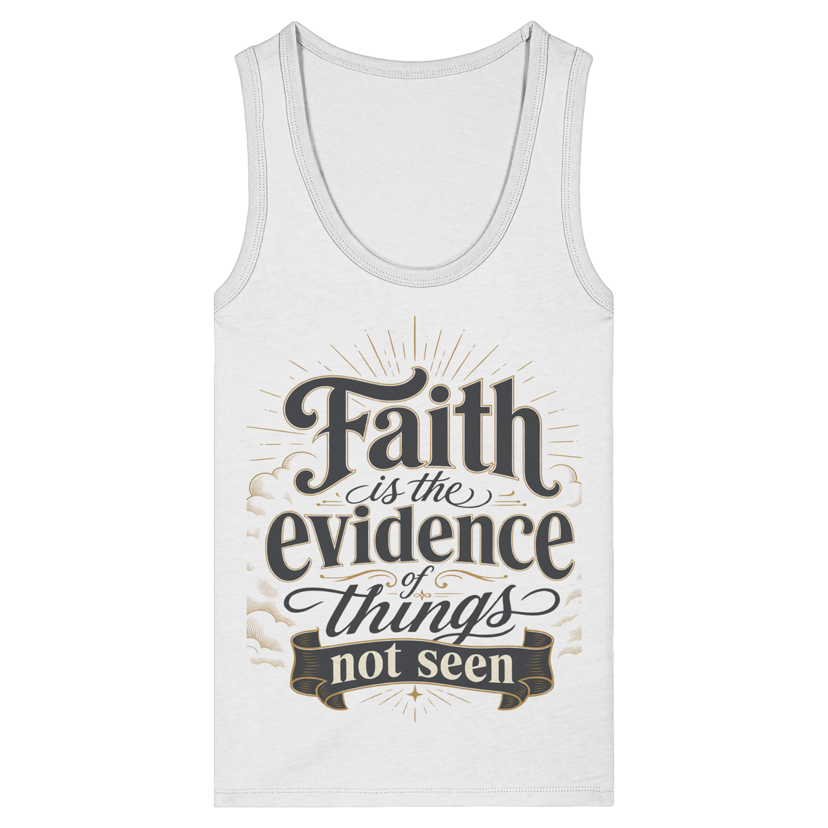 Faith - Womens Organic Fitted Tank Top